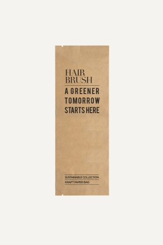 Wooden Hairbrush Kraftpaper