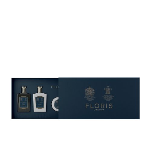 GIFT BOX "CEFIRO" W/4x50ml BOTTLES+1x30gr PLEAT-WRAPPED soap, 