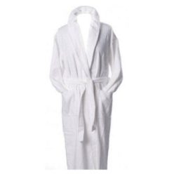   Köntös Fehér Frottír Sálgalléros  16/1, 100% Pamut - 5XL