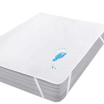 Mattress protector double sided quilted corner tires - 90x200 cm 